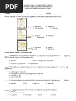 Grade 1 - First Reiodical Test - 2022-2023