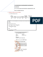 Informe de Revision de Compendio de Razonamiento Matematico