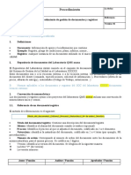 3 - Procedimiento de Gestión de Documentos y Registros