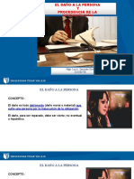 El Daño A La Persona Y Procedencia de La Indemnización: Mgtr. Luz A. Saavedra Silva Docente