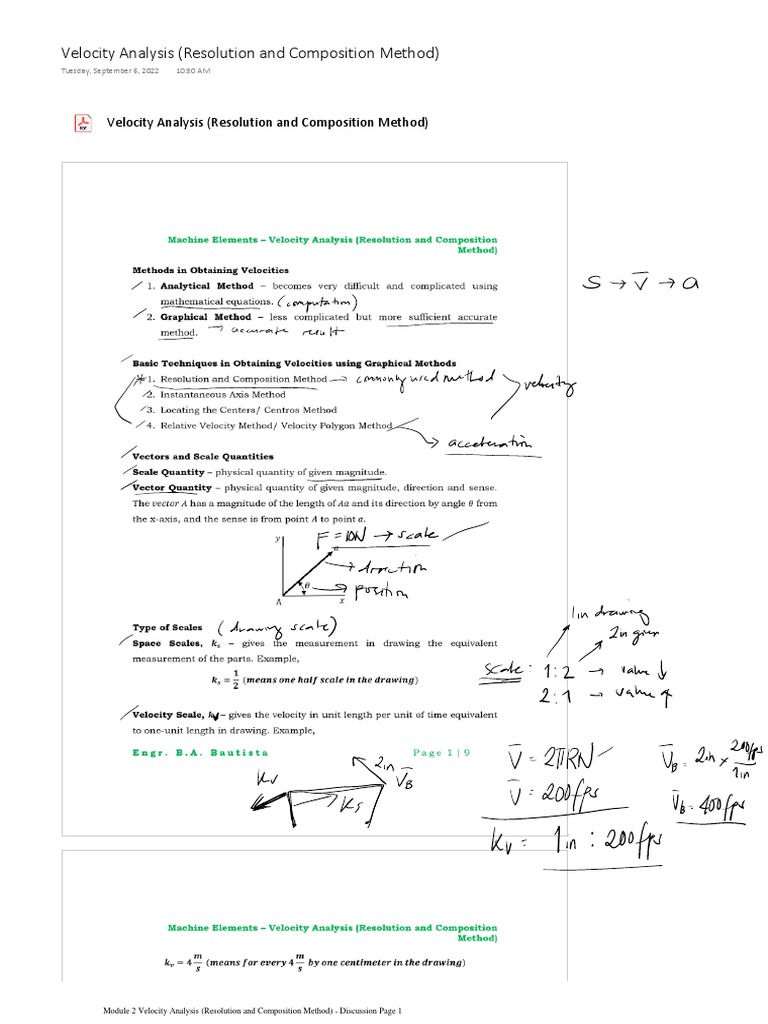 Velocity Analysis Method Overview | PDF | Art | Computers