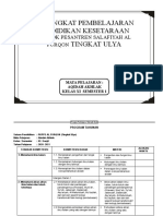 PROTAH Aqidah Akhlak MA Kelas XI, 1-2