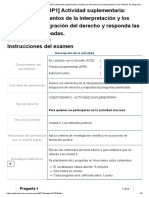 INVESTI JURIDICAExamen (ACDB1-15) (SUP1) Actividad Suplementaria Analice Los Elementos de La Interpretación y Los Métodos de Integración Del Derecho y Responda Las Preguntas Plantea