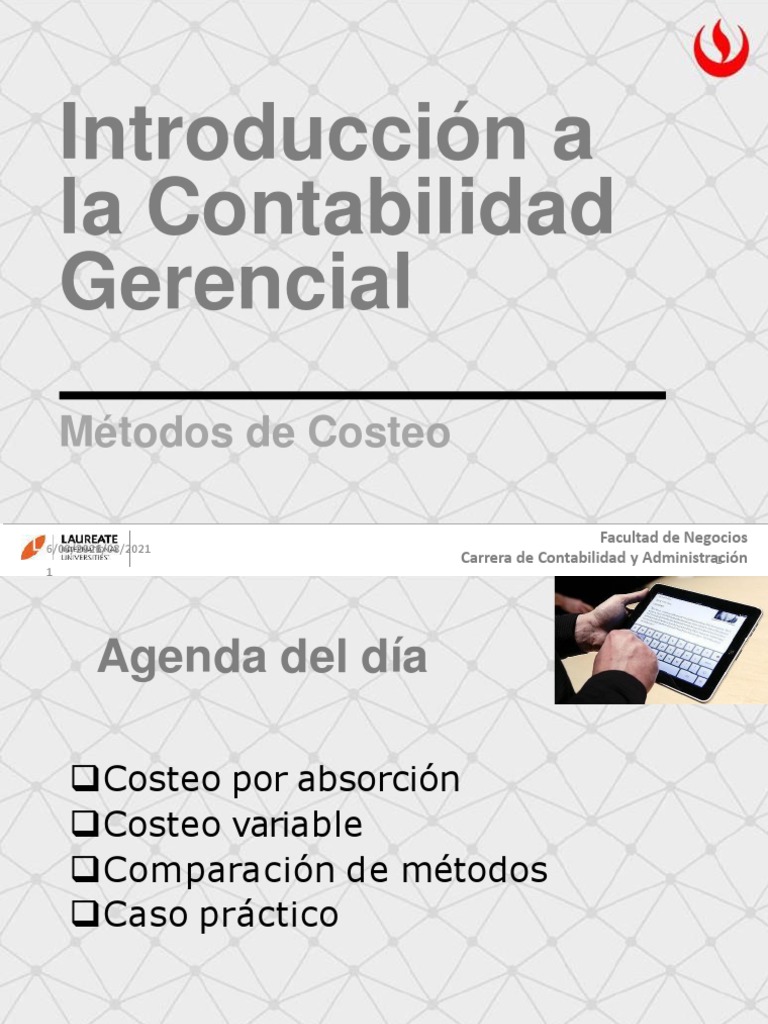 Métodos de Costeo en Contabilidad Gerencial | PDF | Costo | Estado de ...