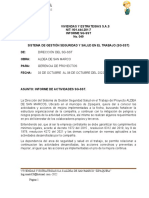 Informe No. 050 Actividades Sg-sst Aldea de San Marco Del 16 de Oct Al 22 Oct Del 2022