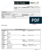 Monto Por Devolver: Detalle Seguimiento Título - Secuencia - Fecha - Etapa