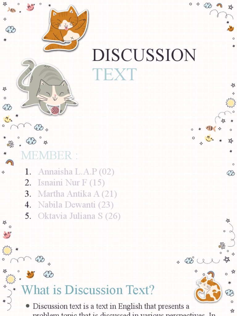 Discussion Text Salinan | PDF