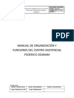 Manual de Funciones de La Clinica