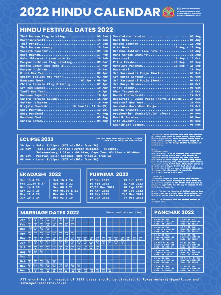 2022 Sahms Calendar PDF