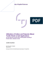 Utilization of Cotton and Polyester Blend