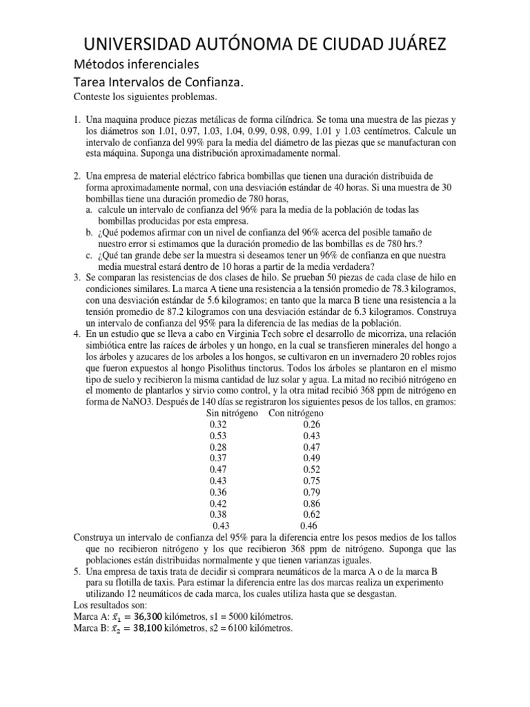 Ejercicios Intervalos Pdf