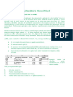 Utilizarea Formulelor Şi Funcţiilor În Microsoft Excel: Introducerea Unor Formule Într-O Celulă