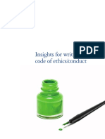 Insights For Writing A Code of Ethics