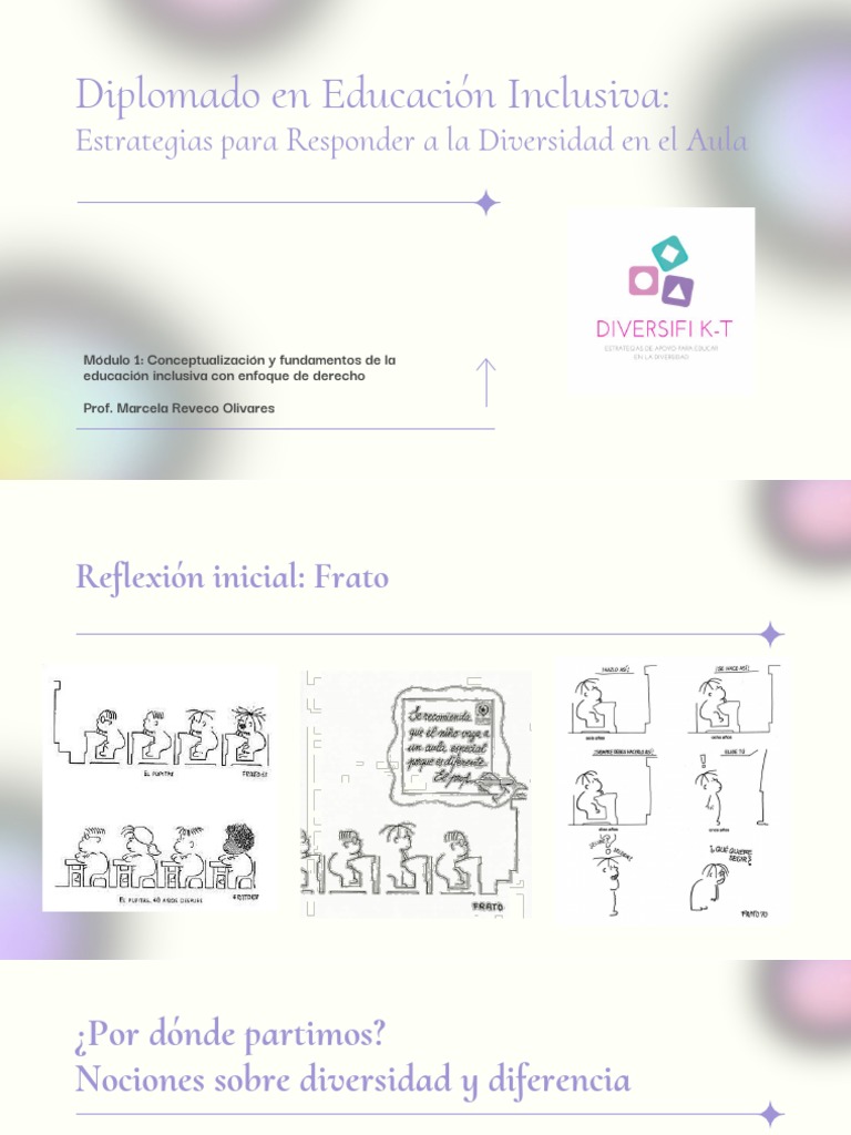 Diplomado en Educación Inclusiva y Diversidad | PDF