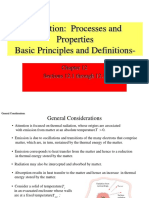 Lec-1-2 Radiation Processes and Properties Basic Principles and Definitions