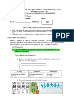 Evaluación de Educación Física sobre ejercicios de orden 9no grado