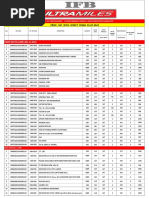 Ifb Ultramiles Price List Effective From 01.07.2022