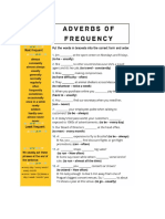 Adverbs of Frequency Grammar