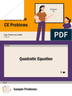 Chapter 3 - Quadratic Equation