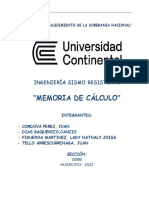 Memoria de Calculo Ing Sismorresistente