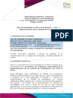 Guia de Actividades y Rúbrica de Evaluación - Fase 4 - Implementación de Un Método de Investigación