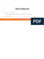 Informe de Cuentas Nacionales de Chile - Tercer Trimestre de 2022