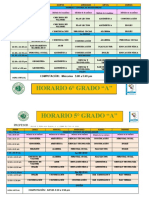 HORARIO DEL 6TO - A - 2022