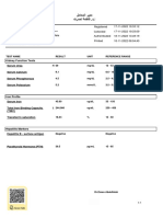 Kidney Function Tests: Test Name Result Unit Reference Range