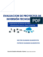 EvaluacionProyectos SI - Local-Cloud