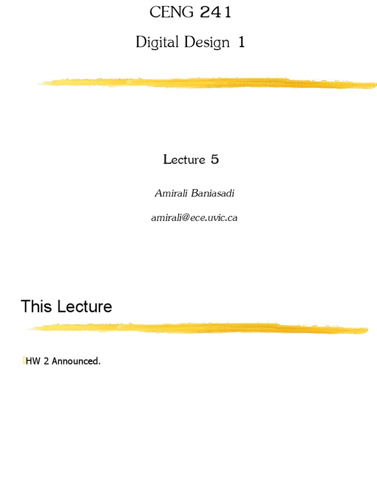 Lecture5 CENG241 Fall2015 | PDF | Theory Of Computation | Computer ...