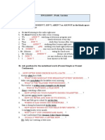 Exercises - Simple Present X Present Continuous - ANSWERS