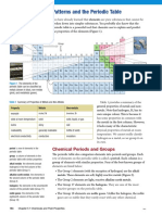 Patterns and The Periodic Table: Chemical Periods and Groups