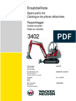 Neuson 3402 RD Part List