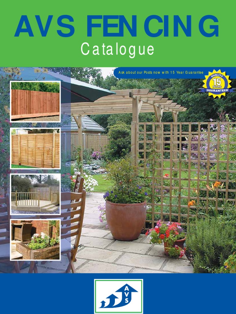 Avs Fencing Catalogue 2011 PDF Lumber Fence