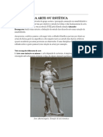 Filosofia Da Arte Ou