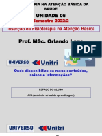 Unidade 05 - Fisio Atencao Basica - Insercao Fisioterapia Na Aps