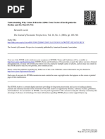 Levitt - Understanding Why Crime Fell in The 1990s - Four Factors That Explain The Decline and Six That Do Not