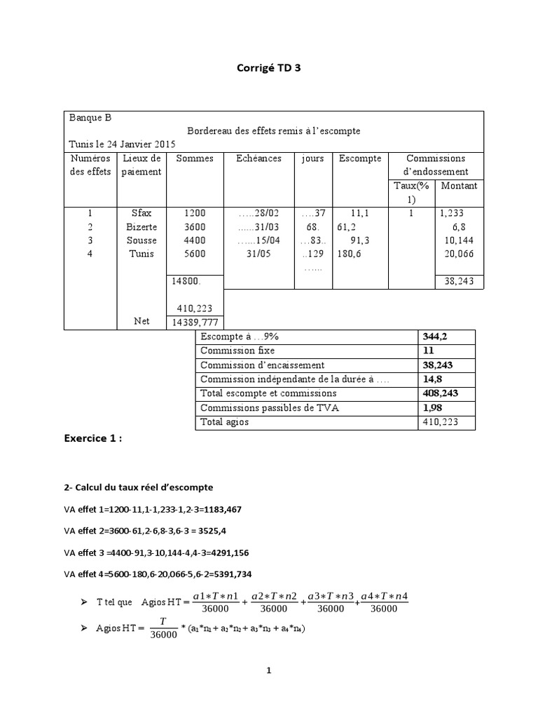 Corrigé TD3 2022 GT | PDF | Argent