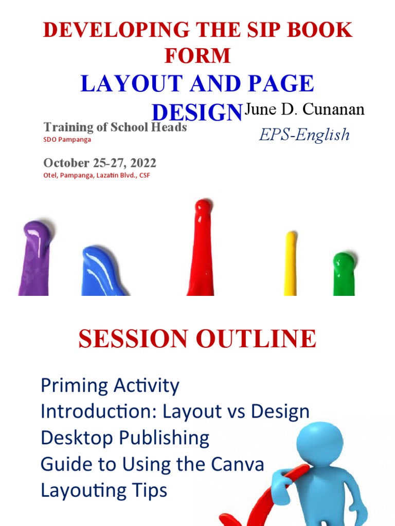 Layout and Page DesignFor Presentation Download Free PDF