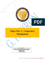 Major Elec A Cooperative Management