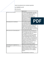 Explicación control estímulos conducta operante