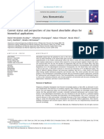 Current Status Acta Biomaterialia Paper