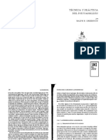 Material Bibliográfico 5 - Greenson - Técnica y Práctica Del Psicoanálisis (Interpretación de La Resistencia y La Transferencia)