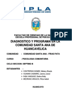 013 PROGRAMA DE COMUNIDAD DE SANTA ANA - HUANCAVELICA