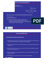 What Is System Identification: Different Approaches To System Identification Depending On Model Class