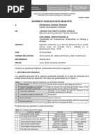 Informe N° 00308-2019 de OEFA acerca de zona de influencia de Aruntani