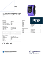 Invertek Drives ODE-3-120023-1F12 Datasheet