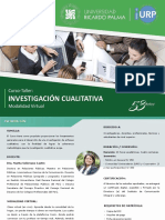 Brochure - Investigación Cualitativa