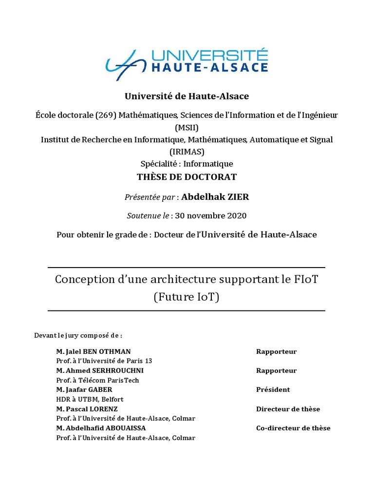 Architecture FIoT : Algorithmes de Routage | PDF | Internet des objets ...