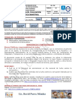 Guia, Taller, Evaluacion Periodica Bimestral: Temas Del Iv Periodo Academico